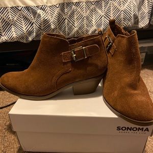 Brown booties
